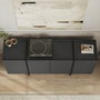 Nordure Consola Antracita y Negro